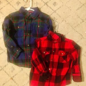 Boys flannel shirts